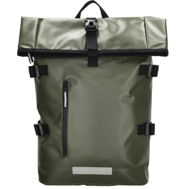 Outlet Beagles Originals Tokyo Rolltop Rugtas Waterproof 15,6" olijfgroen