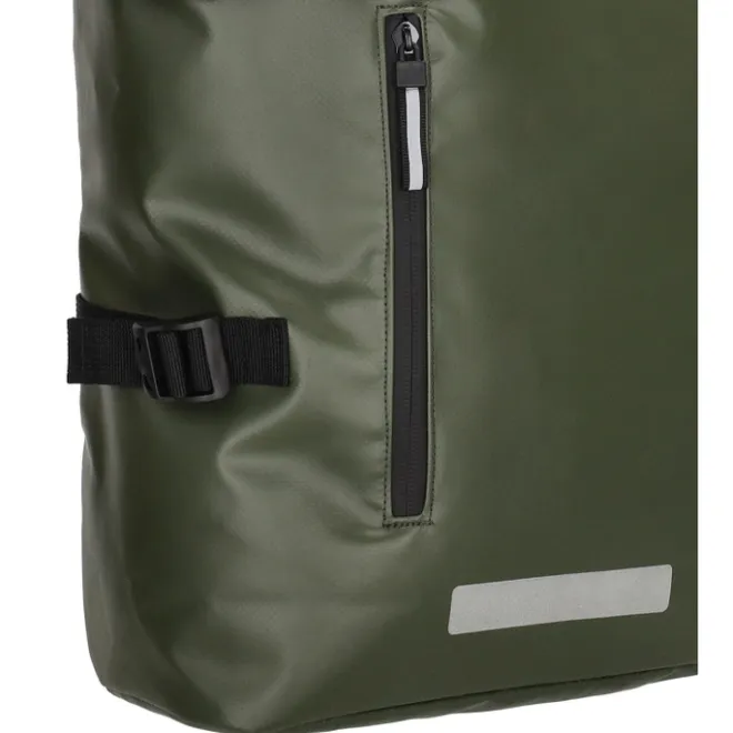 Outlet Beagles Originals Tokyo Rolltop Rugtas Waterproof 15,6" olijfgroen