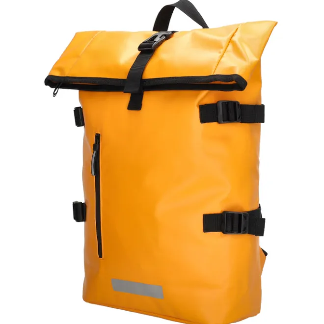 Best Beagles Originals Tokyo Rolltop Rugtas Waterproof 15,6" okergeel