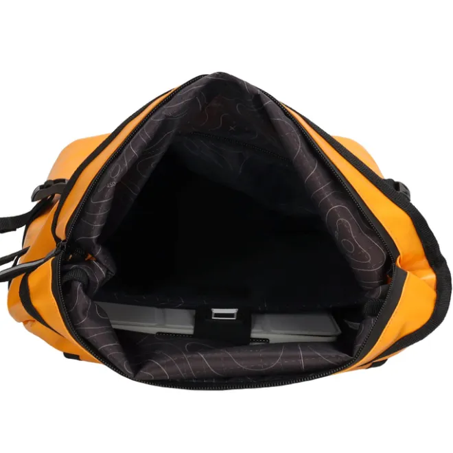 Best Beagles Originals Tokyo Rolltop Rugtas Waterproof 15,6" okergeel