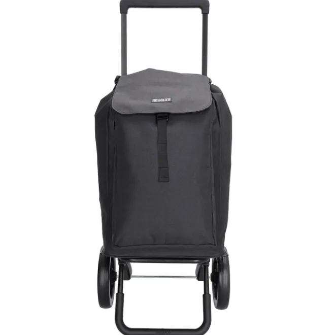 Sale Beagles Shop & Go Cartease Boodschappentrolley zwart