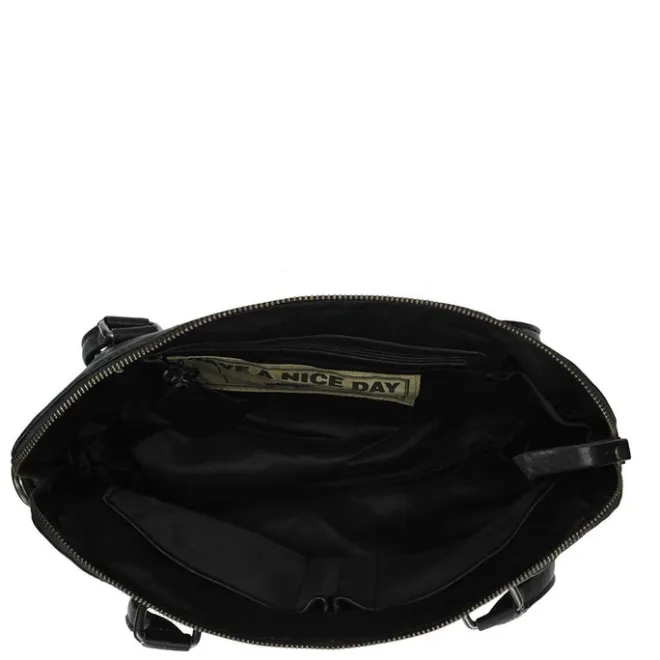Online Bear Design Bona Schoudertas black