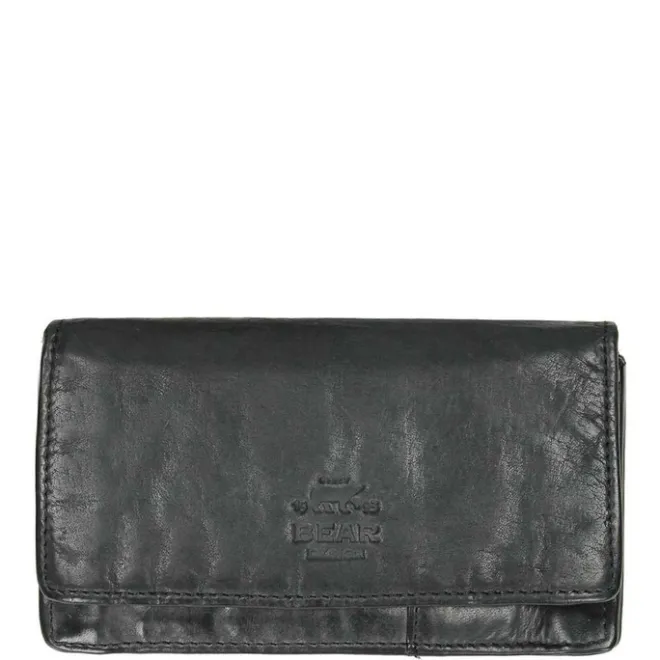 Hot Bear Design Cow Lavato Dames Portemonnee 12cc black2