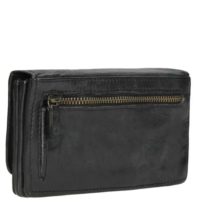 Hot Bear Design Cow Lavato Dames Portemonnee 12cc black2