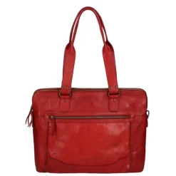 Online Bear Design Cow Lavato Laptopschoudertas rood