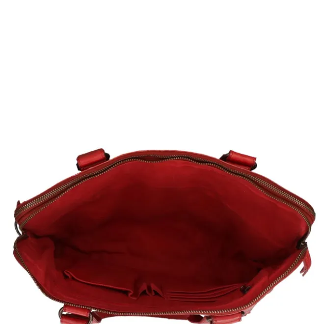 Online Bear Design Cow Lavato Laptopschoudertas rood