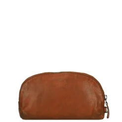 Best Bear Design Cow Lavato Make-Up Tasje cognac
