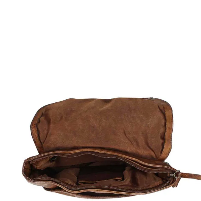 Clearance Bear Design Cow Lavato Schoudertas cognac
