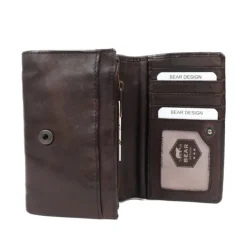 Best Bear Design Cow Lavato Wallet brown