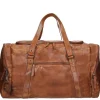Bear Design Cow Lavato Weekendtas cognac