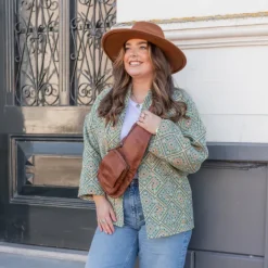 Clearance Bear Design Han Crossbody cognac