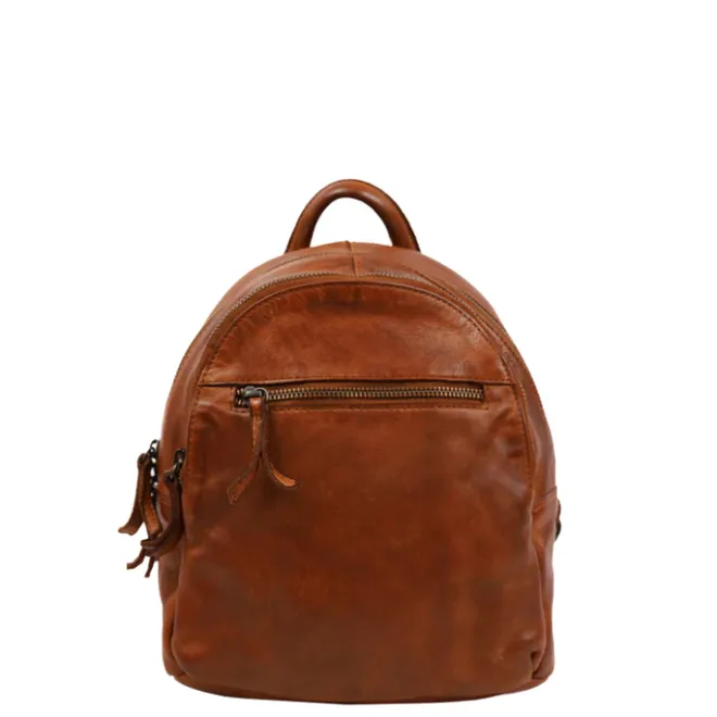 Online Bear Design Kim Backpack cognac