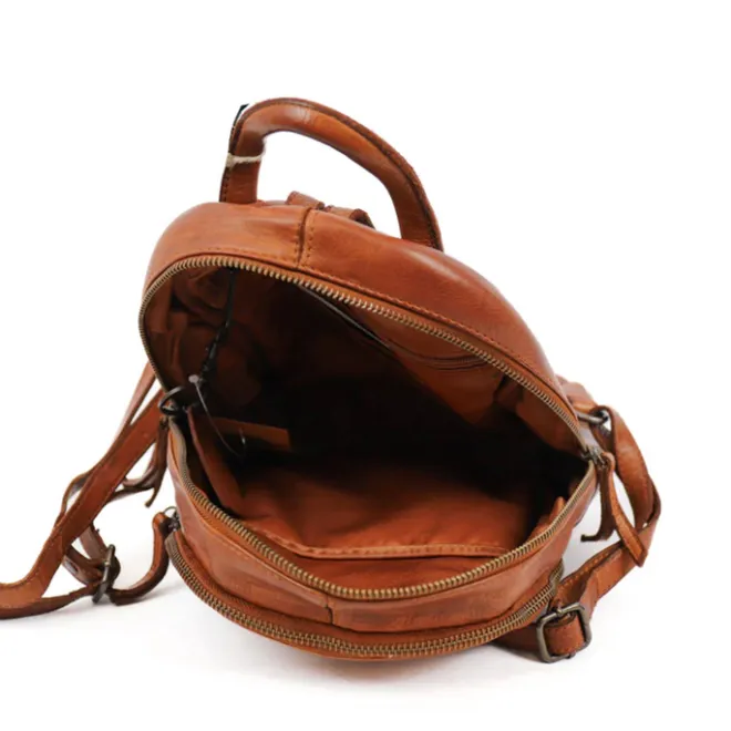 Online Bear Design Kim Backpack cognac