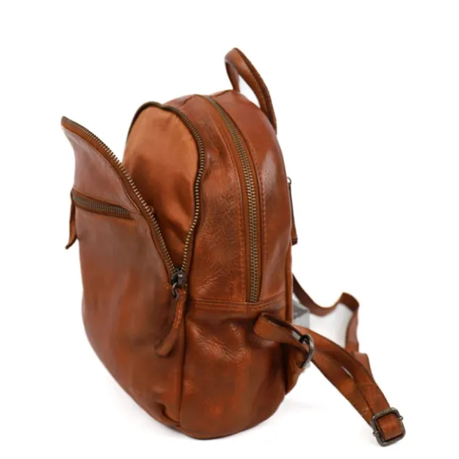 Online Bear Design Kim Backpack cognac