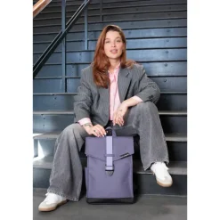 Hot Bold Banana Envelope Backpack cool grey-violet