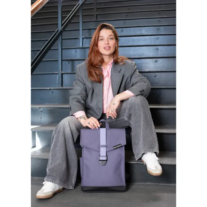 Hot Bold Banana Envelope Backpack cool grey-violet