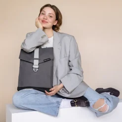 Best Bold Banana Envelope Backpack grey gravity