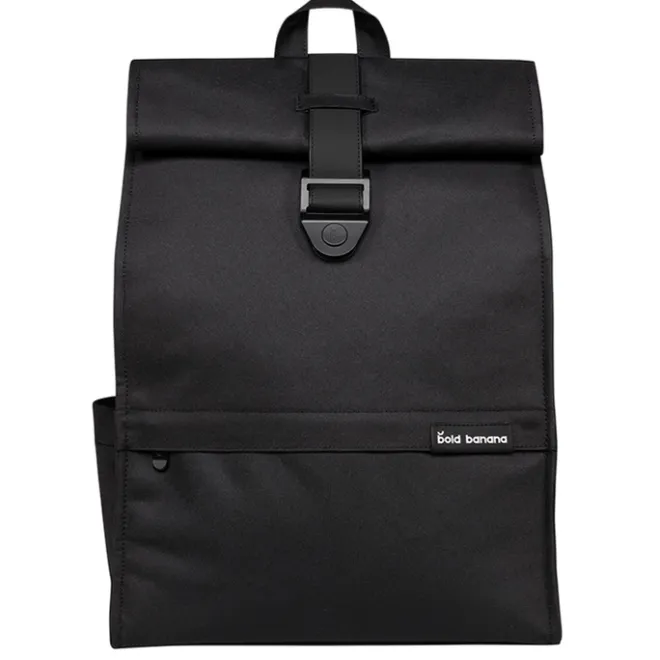 Outlet Bold Banana Roll Top Backpack big black