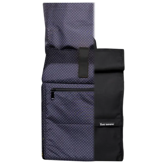 Outlet Bold Banana Roll Top Backpack big black