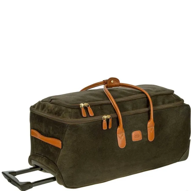 Clearance Bric's Life Holdall Reistas met Wielen 70 olive