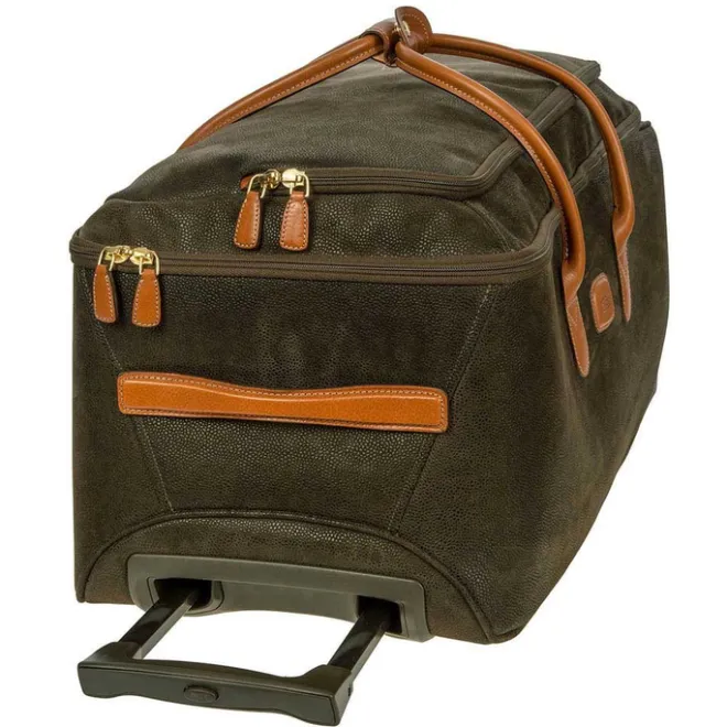 Clearance Bric's Life Holdall Reistas met Wielen 70 olive