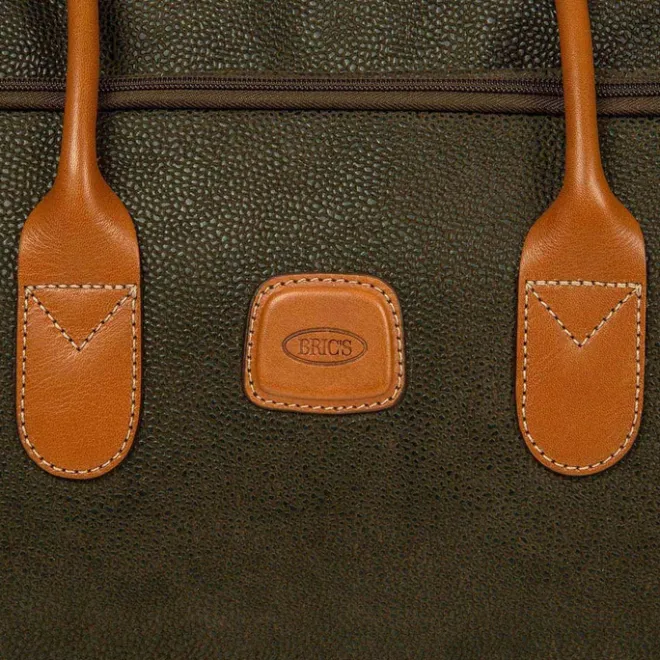 Clearance Bric's Life Holdall Reistas met Wielen 70 olive