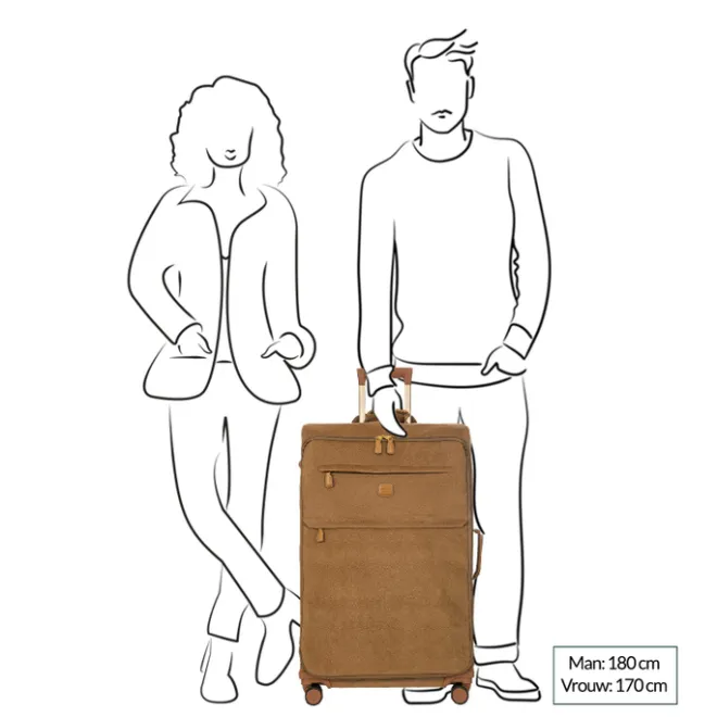 New Bric's Life Trolley 77 olive