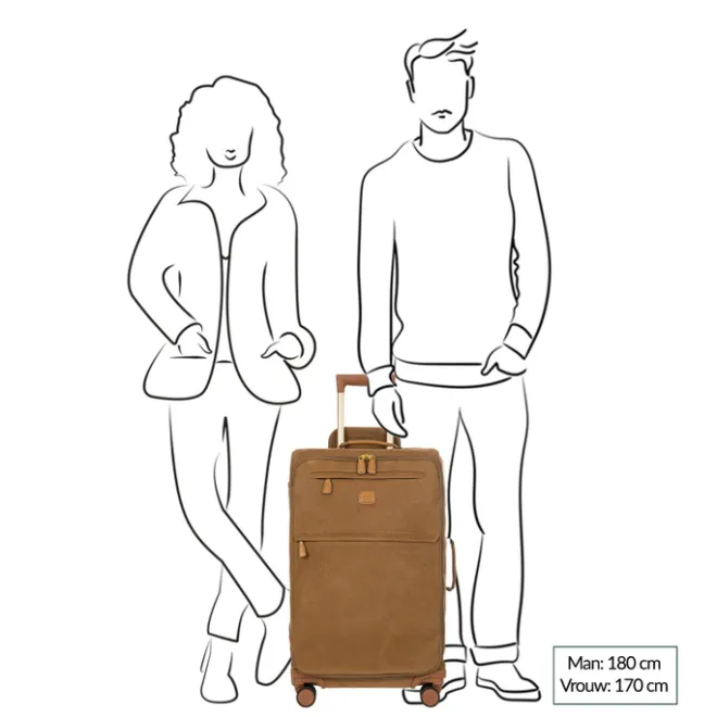 Online Bric's Life Trolley 70 olive