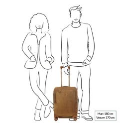 Outlet Bric's Life Trolley 55cm olive