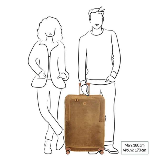 Outlet Bric's Life Trolley L camel