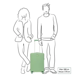 Online Bric's Positano Cabin Trolley 55 sage green