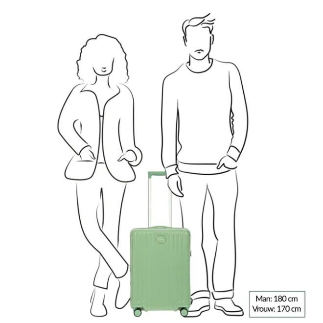 Online Bric's Positano Cabin Trolley 55 sage green