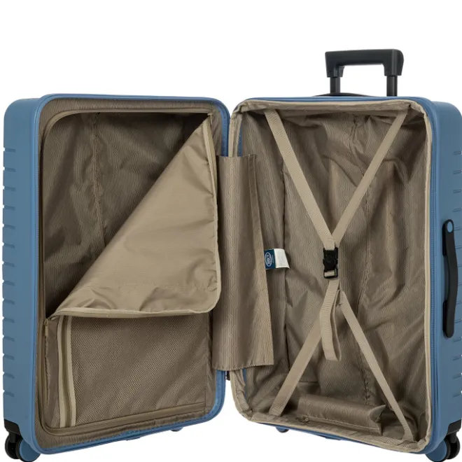 Online Bric's Ulisse Trolley Expandable Medium 71 grey blue