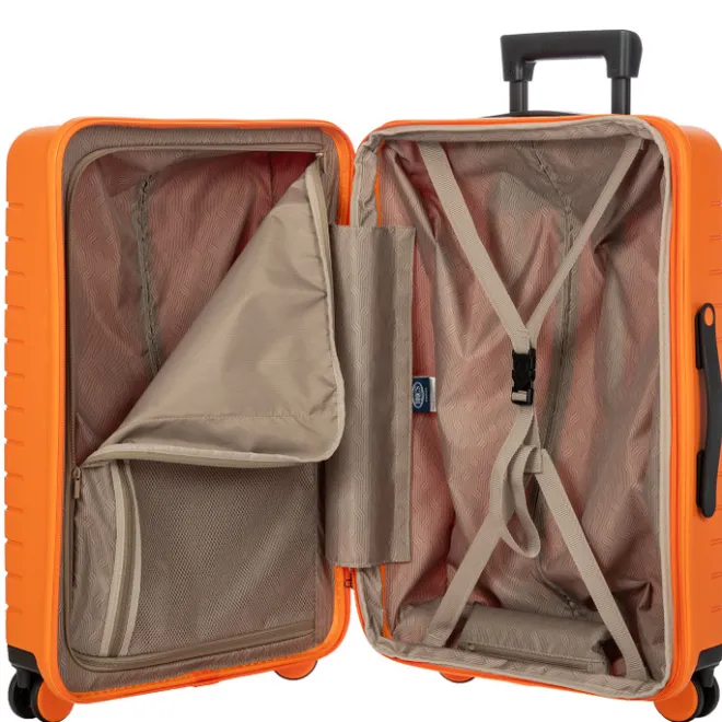 New Bric's Ulisse Trolley Expandable Medium 65 orange