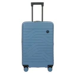 New Bric's Ulisse Trolley Expandable Medium 65 grey blue