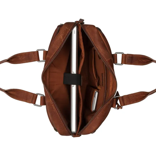 Sale Burkely Antique Avery Workbag 15.6" cognac