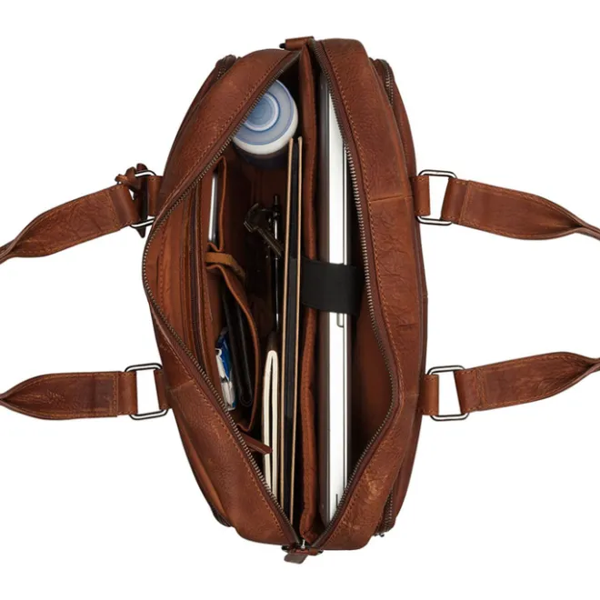 Sale Burkely Antique Avery Workbag 15.6" cognac