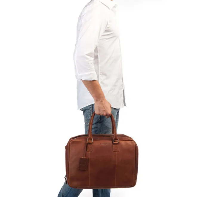 Best Burkely Antique Avery Worker 15.6" cognac