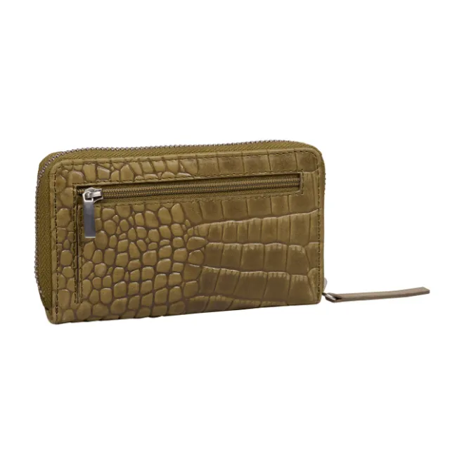 Best Burkely Cool Colbie Medium Zip Around Wallet olive