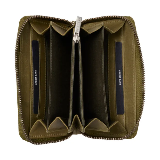 Best Burkely Cool Colbie Medium Zip Around Wallet olive