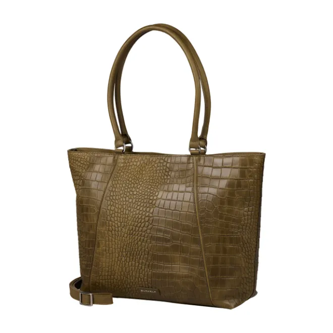 Online Burkely Cool Colbie Wide Tote 15.6" olive