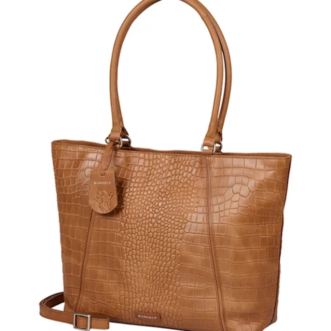Sale Burkely Cool Colbie Wide Tote 15.6" colbie cognac