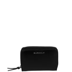 Clearance Burkely Creased Crystal Double Flap Wallet black
