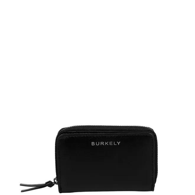 Clearance Burkely Creased Crystal Double Flap Wallet black