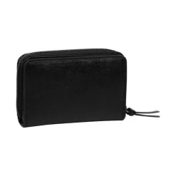 Clearance Burkely Creased Crystal Double Flap Wallet black