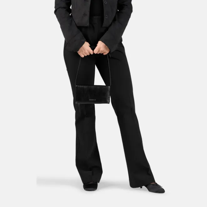 Burkely Creased Crystal Phone Bag black