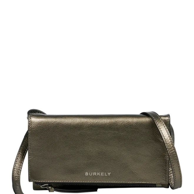 Outlet Burkely Creased Crystal Phone Bag gun metal