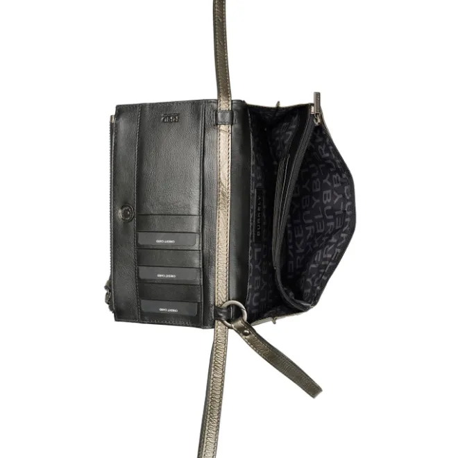 Outlet Burkely Creased Crystal Phone Bag gun metal
