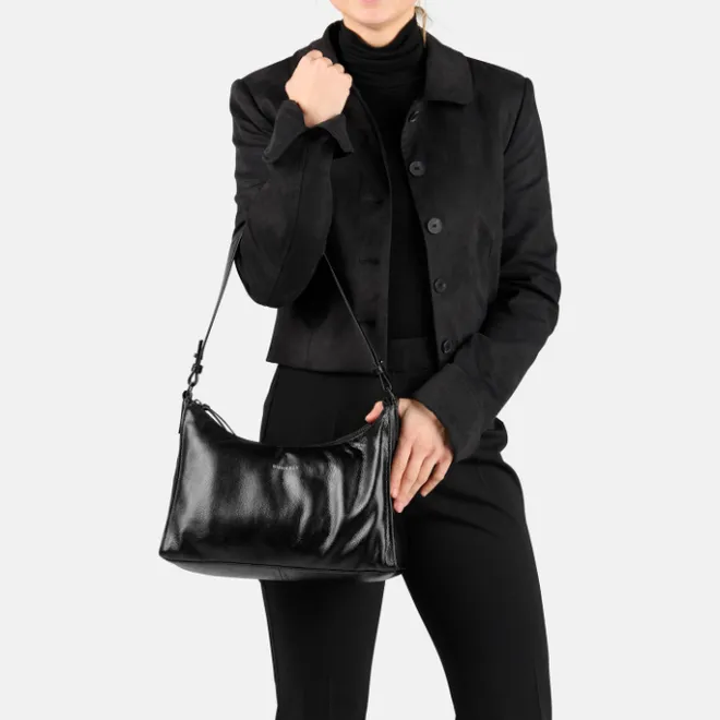 Online Burkely Creased Crystal Shoulderbag black