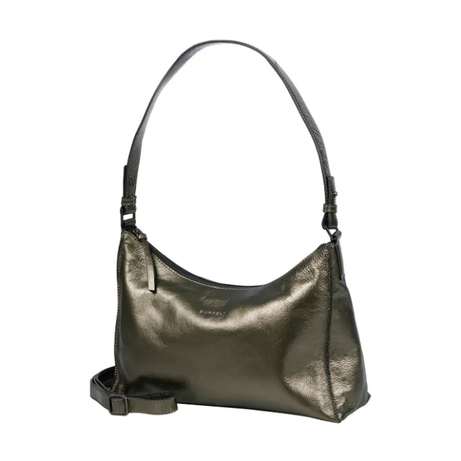 New Burkely Creased Crystal Shoulderbag gun metal